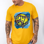 Softball Life Design - Softball Unisex Crewneck T-Shirt Sweatshirt Hoodie