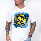 Softball Life Design - Softball Unisex Crewneck T-Shirt Sweatshirt Hoodie