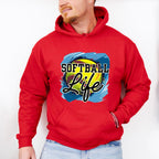 Softball Life Design - Softball Unisex Crewneck T-Shirt Sweatshirt Hoodie
