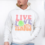Live Love Tennis - Tennis Unisex Crewneck T-Shirt Sweatshirt Hoodie