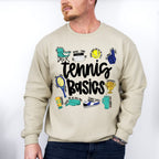 Tennis Basics - Tennis Unisex Crewneck T-Shirt Sweatshirt Hoodie