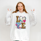 LOVE Leopard Design - Volleyball Unisex Crewneck T-Shirt Sweatshirt Hoodie