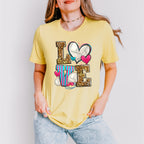 LOVE Leopard Design - Volleyball Unisex Crewneck T-Shirt Sweatshirt Hoodie