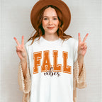 Orange FALL Vibes - Fall Unisex Crewneck T-Shirt Sweatshirt Hoodie