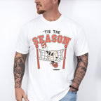 Tis The Season Volleyball Serving Design - Volleyball Unisex Crewneck T-Shirt Sweatshirt Hoodie