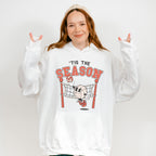 Tis The Season Volleyball Serving Design - Volleyball Unisex Crewneck T-Shirt Sweatshirt Hoodie
