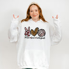 Peace Love Volleyball - Volleyball Unisex Crewneck T-Shirt Sweatshirt Hoodie