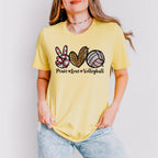 Peace Love Volleyball - Volleyball Unisex Crewneck T-Shirt Sweatshirt Hoodie