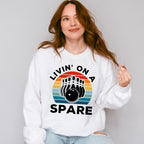 Livin' On A Spare - Bowling Unisex Crewneck T-Shirt Sweatshirt Hoodie