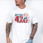 My First 4Th Of July Unisex Crewneck T-Shirt Sweatshirt Hoodie