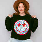 Smiley Face ,4th of July Theme T-shirt, Hoodie, Sweatshirt