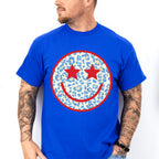 Smiley Face ,4th of July Theme T-shirt, Hoodie, Sweatshirt