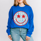 Smiley Face ,4th of July Theme T-shirt, Hoodie, Sweatshirt