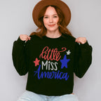 Little Miss America ,4th of July Theme T-shirt, Hoodie, Sweatshirt