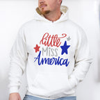 Little Miss America ,4th of July Theme T-shirt, Hoodie, Sweatshirt