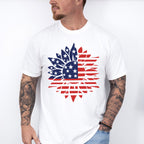U.S.A Sunflower Flag , 4th of July Theme T-shirt, Hoodie, Sweatshirt