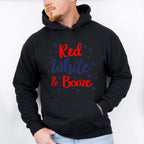 Red, White & Booze , 4th of July Theme T-shirt, Hoodie, Sweatshirt