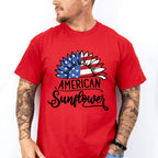 American Sunflower, 4th of July Theme T-shirt, Hoodie, Sweatshirt