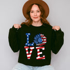 LOVE , 4th of July Theme T-shirt, Hoodie, Sweatshirt