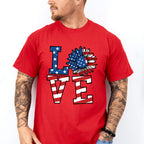 LOVE , 4th of July Theme T-shirt, Hoodie, Sweatshirt