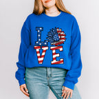 LOVE , 4th of July Theme T-shirt, Hoodie, Sweatshirt