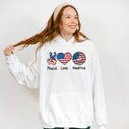 Peace, Love, USA , 4th of July Theme T-shirt, Hoodie, Sweatshirt