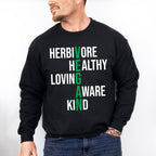 Herbivore Healthy Aware Kind Loving Vegan Theme T-shirt, Hoodie, Sweatshirt