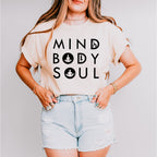 Mind Body Soul, Yoga Theme T-shirt, Hoodie, Sweatshirt