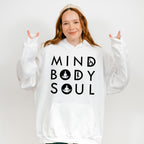 Mind Body Soul, Yoga Theme T-shirt, Hoodie, Sweatshirt