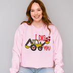 I Dig You Valentines Theme T-shirt, Hoodie, Sweatshirt