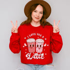 I Love You a Latte Valentines Theme T-shirt, Hoodie, Sweatshirt