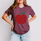 Heart Apple Valentine Theme T-shirt, Hoodie, Sweatshirt