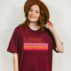 Love Distressed Valentine Theme T-shirt, Hoodie, Sweatshirt