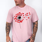 Heart Dandelion Valentines Theme T-shirt, Hoodie, Sweatshirt