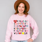 Alphabet Valentines Theme T-shirt, Hoodie, Sweatshirt