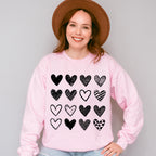 B&W Hearts Valentines Theme T-shirt, Hoodie, Sweatshirt