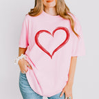 Red Heart Valentines Theme T-shirt, Hoodie, Sweatshirt