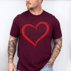 Red Heart Valentines Theme T-shirt, Hoodie, Sweatshirt