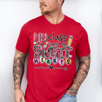 My Class Is Full Of Sweethearts Valentines Theme T-shirt, Hoodie, Sweatshirt