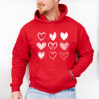 White Hearts Valentines Theme T-shirt, Hoodie, Sweatshirt