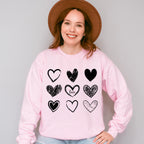 White Hearts Valentines Theme T-shirt, Hoodie, Sweatshirt