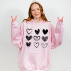 White Hearts Valentines Theme T-shirt, Hoodie, Sweatshirt