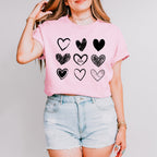White Hearts Valentines Theme T-shirt, Hoodie, Sweatshirt