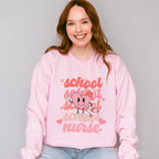 School Nurse Valentines Theme T-shirt, Hoodie, Sweatshirt