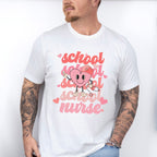 School Nurse Valentines Theme T-shirt, Hoodie, Sweatshirt