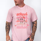 School Nurse Valentines Theme T-shirt, Hoodie, Sweatshirt