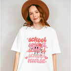School Nurse Valentines Theme T-shirt, Hoodie, Sweatshirt