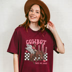 Cowboy Take Me Away Valentines Theme T-shirt, Hoodie, Sweatshirt