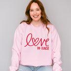 Love To Teach Valentines Theme T-shirt, Hoodie, Sweatshirt