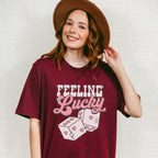 Feeling Lucky Valentines Theme T-shirt, Hoodie, Sweatshirt